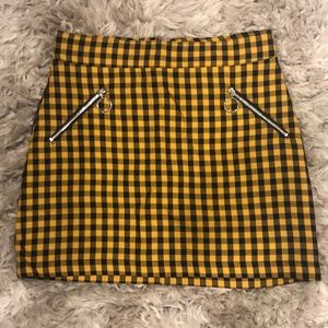 short A-line skirt